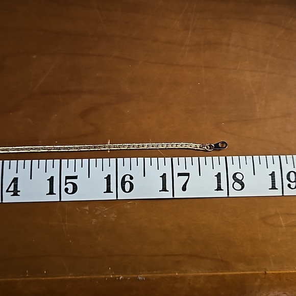 Goldstone Herringbone Necklace - Picture 3 of 4